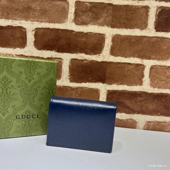 First bag ru Horsebit card Gucci 1955 case wallet 0712